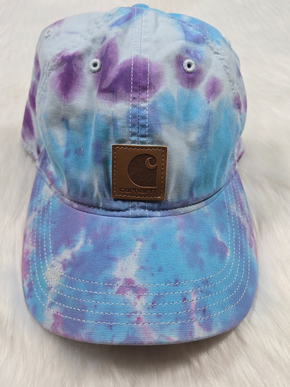 🆕️ Carhartt Women's Odessa Blue & Purple Tie Dye Cap